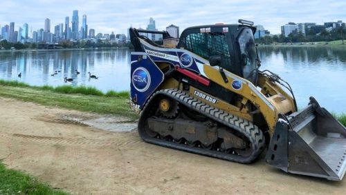 Sediment Pond Desilting Works